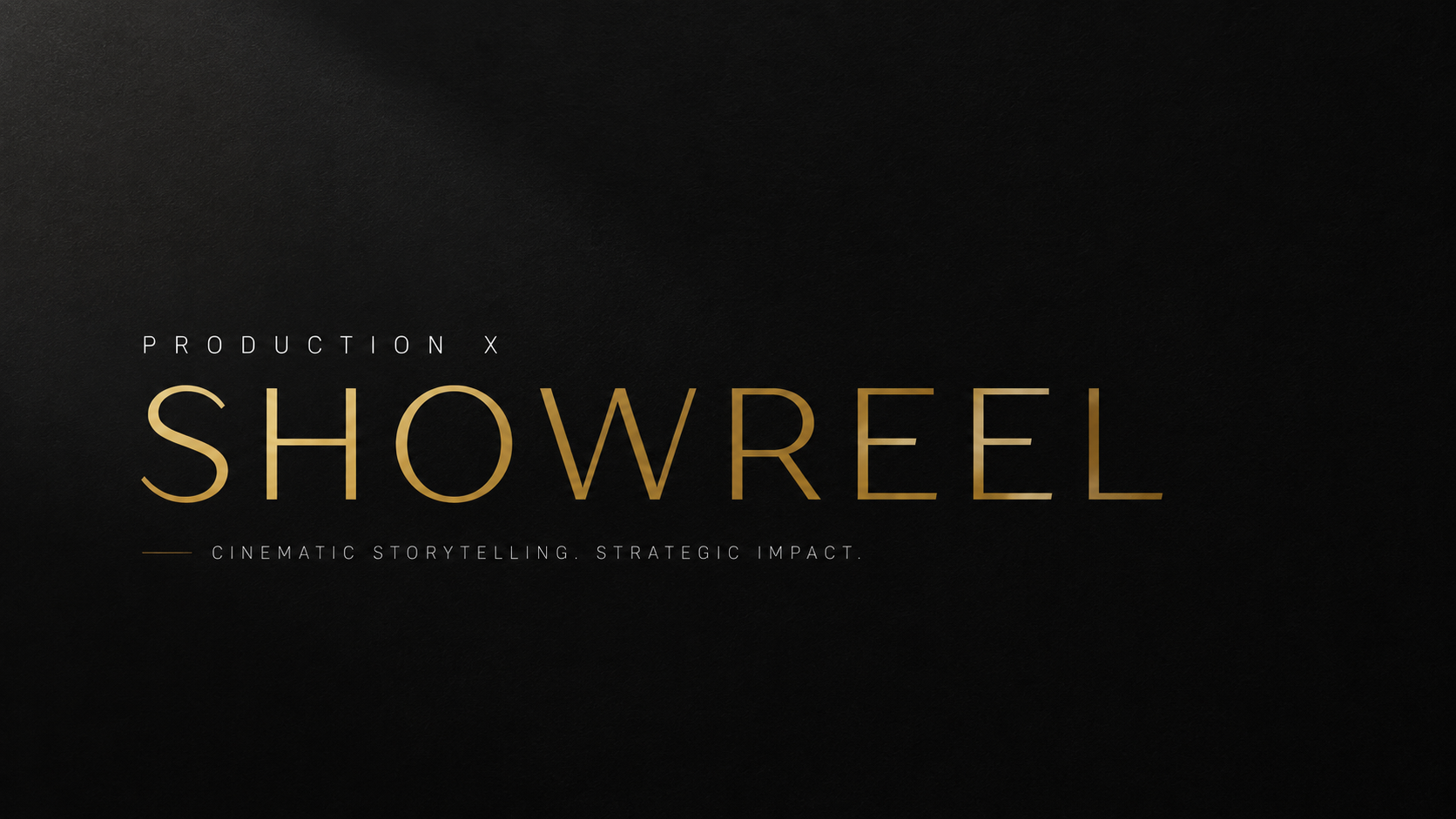Production X Showreel 2026